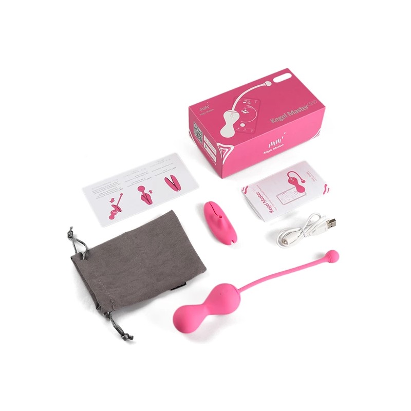 Kulki gejszy - Magic Motion Smart Kegel Master Pink